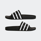 ADILETTE SLIDES “Core Black”