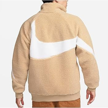 Nike Sportswear Swoosh Full Zip Reversible Boa Jacket