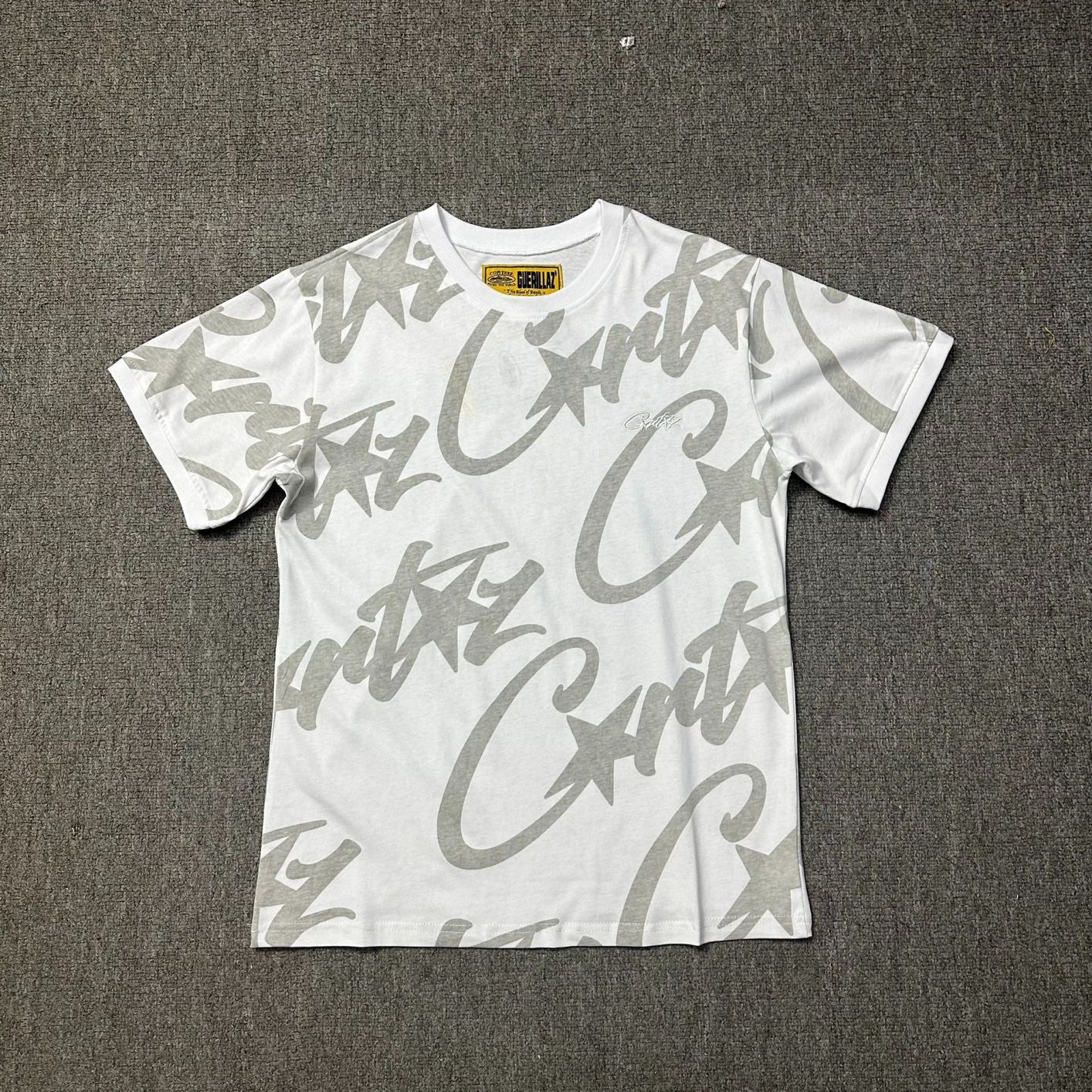 Corteiz RTW Allstarz All Over Print White