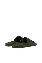DIESEL SA-MAYEMI-POOL SLIDES WITH 3D LOGO "GREEN"