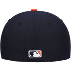 Detroit Tigers New Era Navy On-Field Road 59FIFTY Fitted Hat
