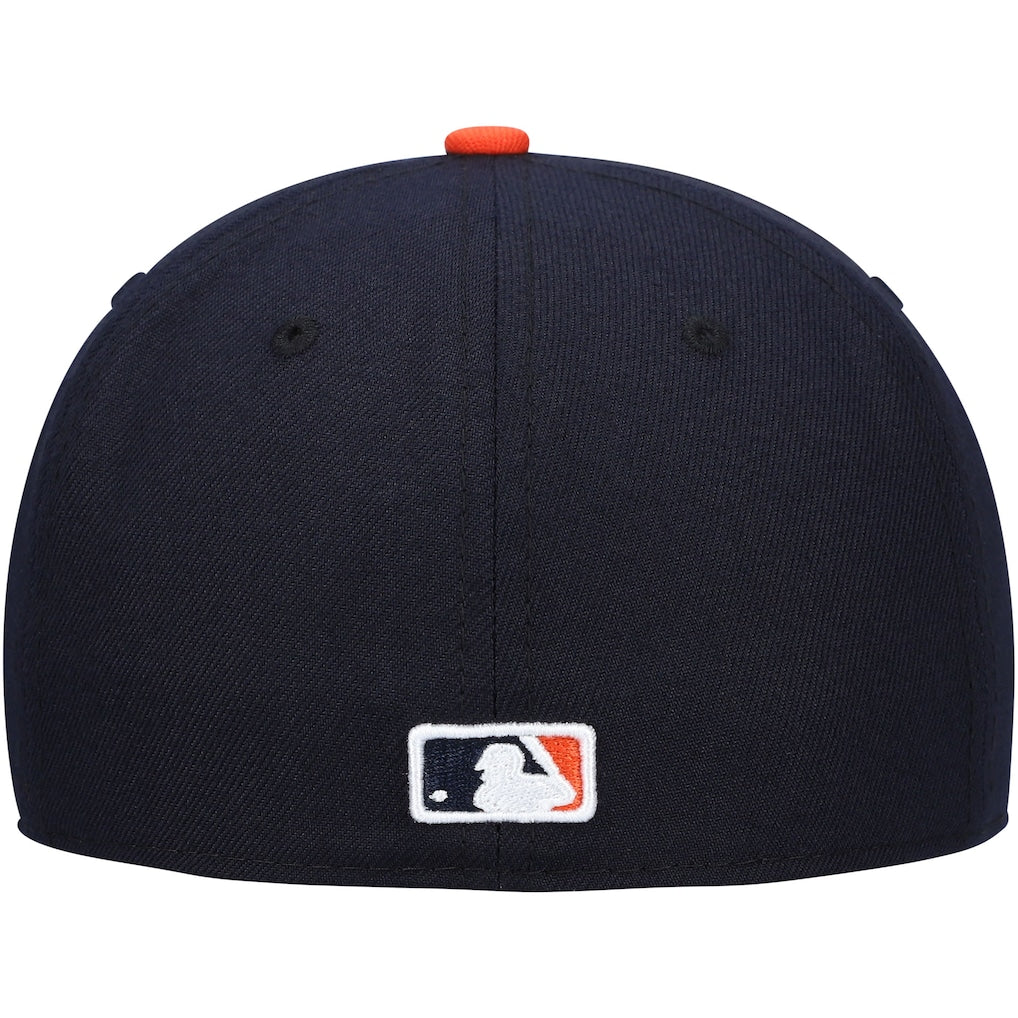 Detroit Tigers New Era Navy On-Field Road 59FIFTY Fitted Hat