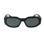 Black/grey 53MM Cat Eye Unisex Sunglasses by Versace