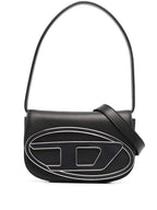 Diesel 1DR leather shoulder bag “Black”