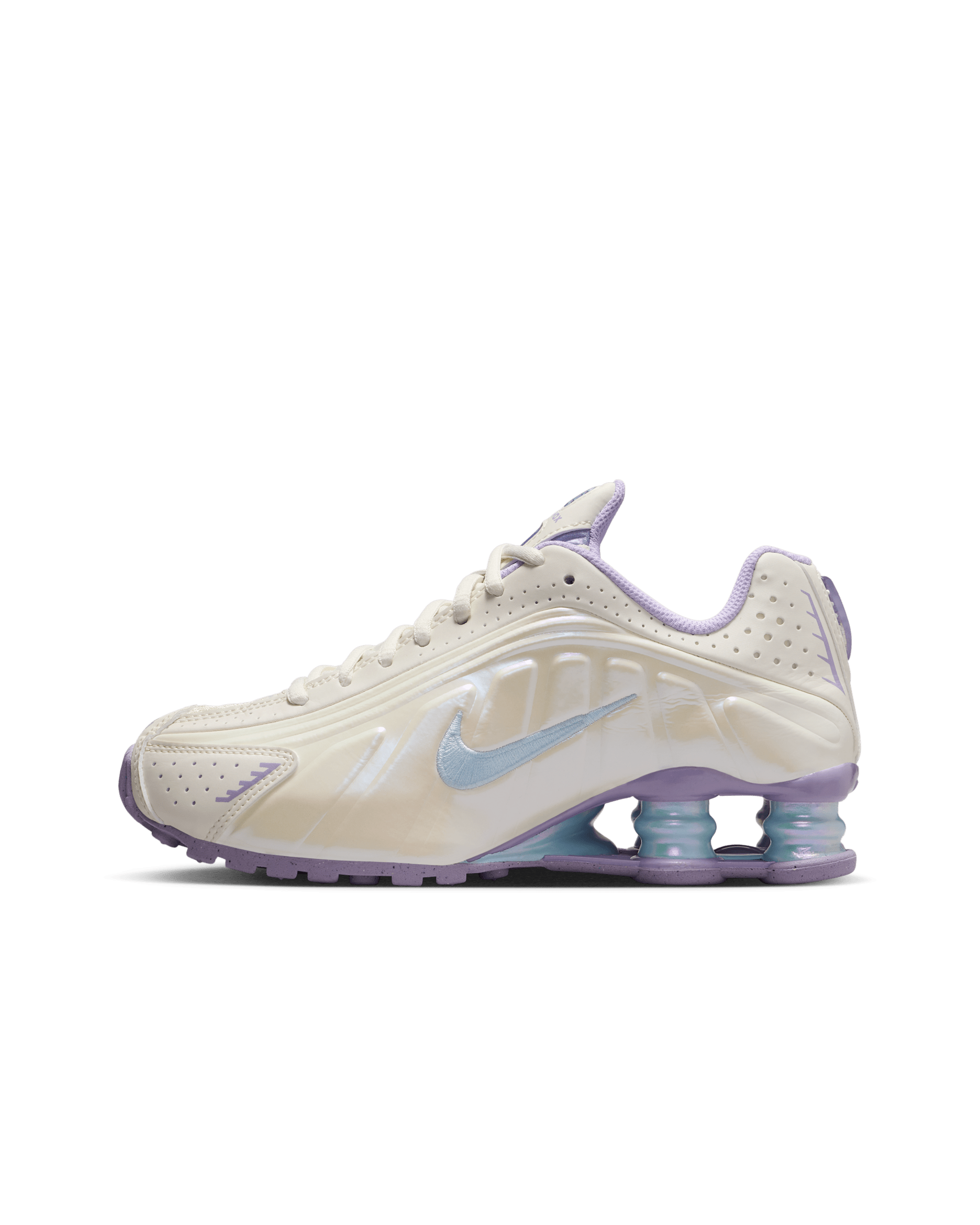Nike Shox R4 Soft Pearl Hydrangeas (GS)