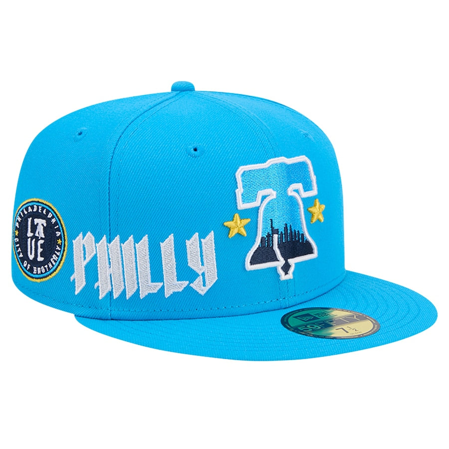 Philadelphia Phillies New Era Light Blue City Connect Icon 59FIFTY Fitted Hat