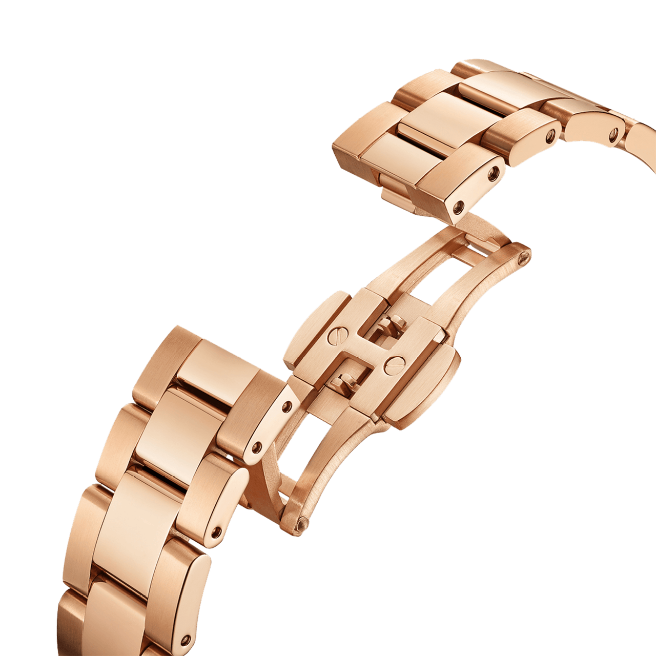 Iconic Link Pink Rose Gold + Elan Bracelet