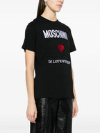 Moschino In Love We Trust cotton T-shirt