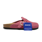 Women's Birkenstock Boston Big Buckle Nubuck