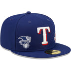 Texas Rangers New Era Identity 59FIFTY Fitted Hat - Royal