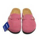 Women's Birkenstock Boston Big Buckle Nubuck