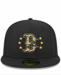 Boston Red Sox New Era Black 2024 Armed Forces Day On-Field 59FIFTY Fitted Hat