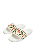 Casablanca
embroidered terry slides