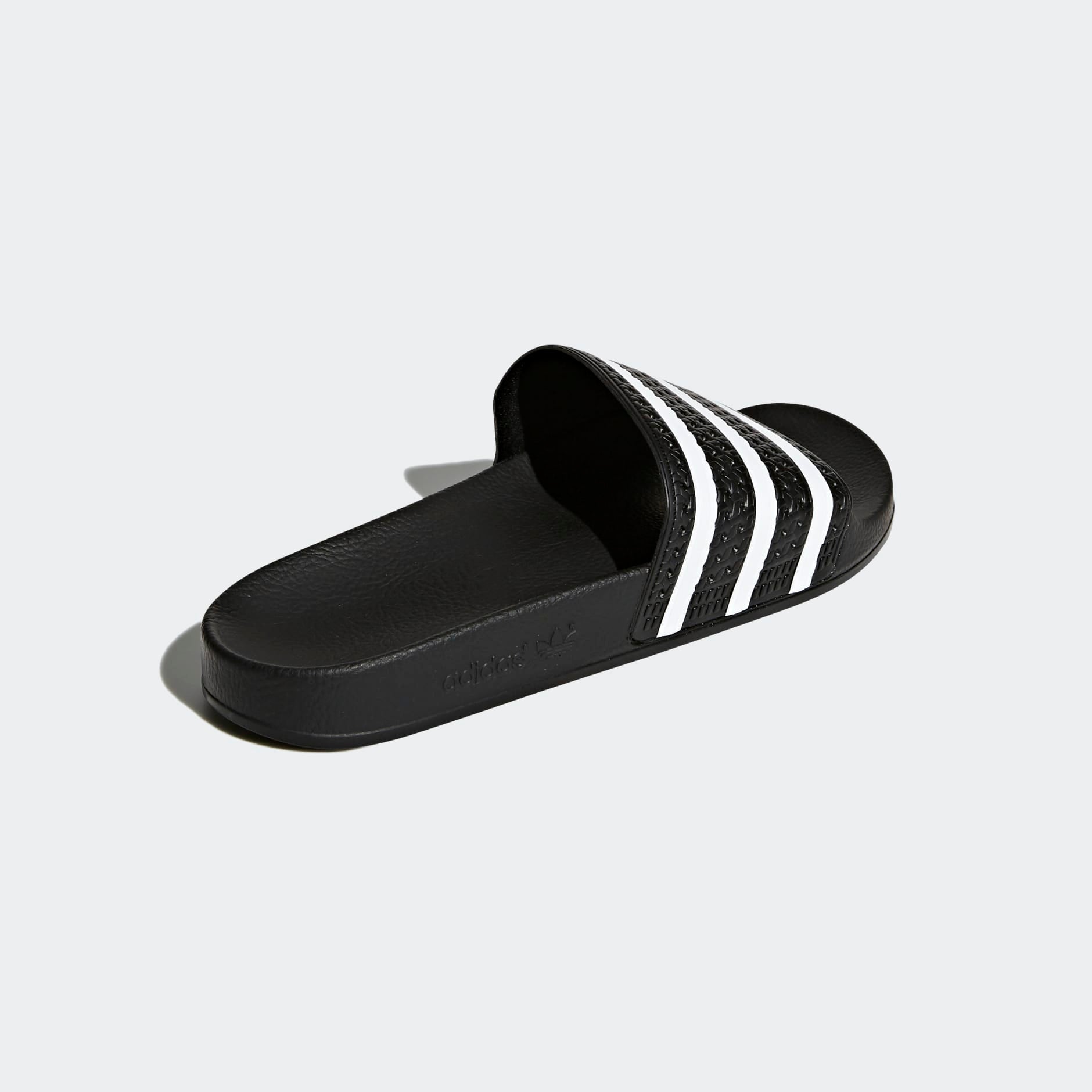 ADILETTE SLIDES “Core Black”