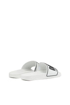 DIESEL SA-MAYEMI-POOL SLIDES WITH 3D LOGO "WHITE"