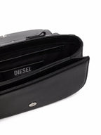 Diesel 1DR leather shoulder bag “Black”