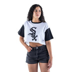 MLB Ladies White Sox Crop Top