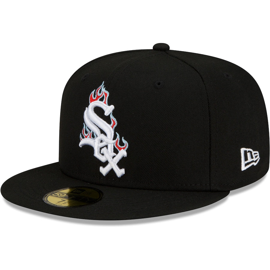 59Fifty Team Fire White Sox New Era Fitted Cap