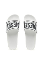DIESEL SA-MAYEMI-POOL SLIDES WITH 3D LOGO "WHITE"