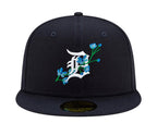 NEW ERA 59FIFTY MLB DETROIT TIGERS SIDE PATCH BLOOM FITTED HAT