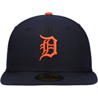 Detroit Tigers New Era Navy On-Field Road 59FIFTY Fitted Hat