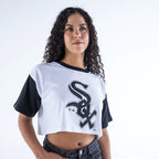 MLB Ladies White Sox Crop Top