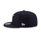 BOSTON RED SOX 59FIFTY MLB AC PERF NAVY BLOOM CAP