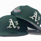NEW ERA ATHLETICS TEAM HEART 5950 GREEN