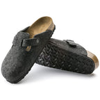 Birkenstock Boston Soft Footbed Suede "Anthracite"