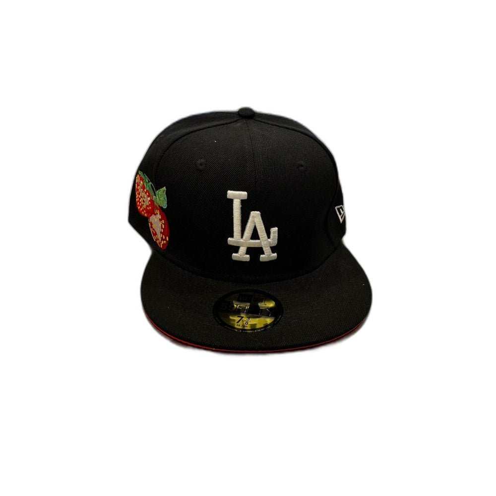 59FIFTY New Era LA Strawberry Black Fitted Cap