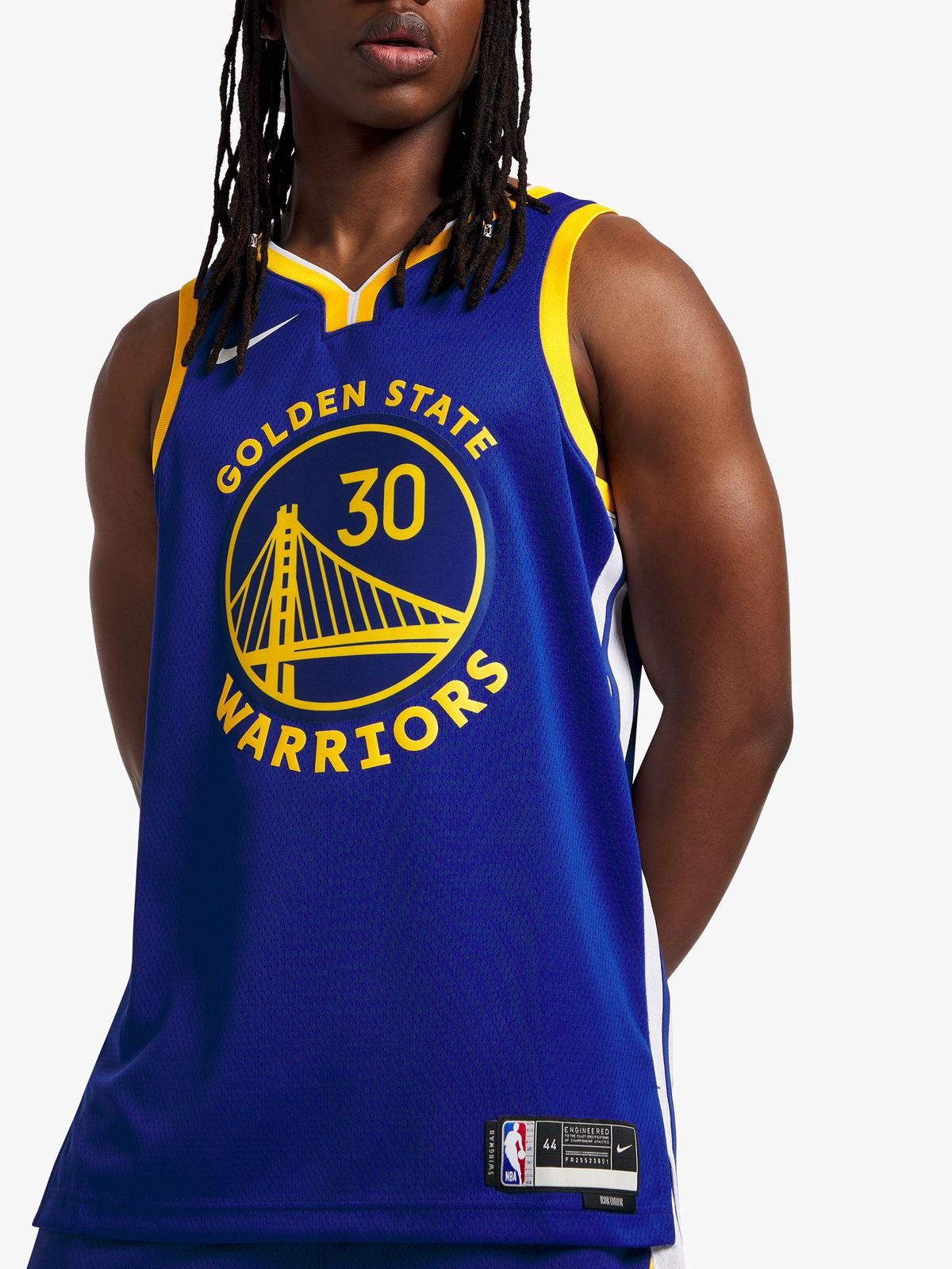 Nike Men's Dri-Fit Golden State Warriors Blue Jersey