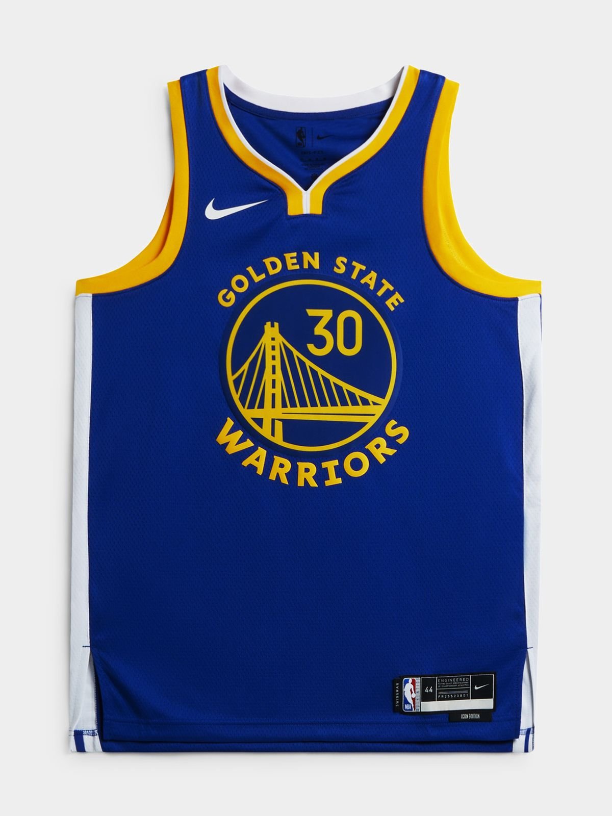 Nike Men's Dri-Fit Golden State Warriors Blue Jersey