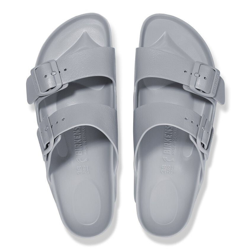 Birkenstock Arizona Eva “Metallic Silver”