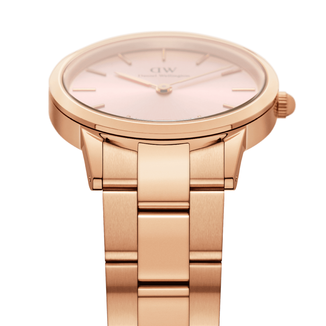 Iconic Link Pink Rose Gold + Elan Bracelet