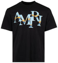 Amiri Staggered Chrome T-Shirt 'Black’