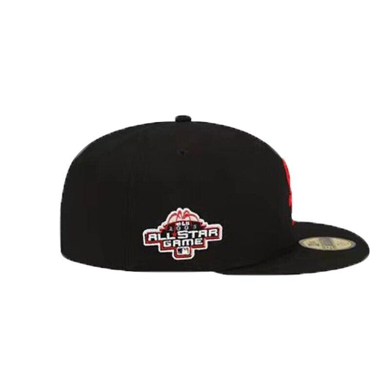 Men's Chicago MLB White Sox Black All Star Style Game Team 59FIFTY Fitted Hat