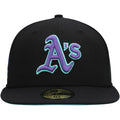 Athletics New Era Black 40th Anniversary Black Light 59FIFTY Fitted Hat