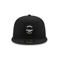 Chicago Cubs Black on White 59Fifty Fitted