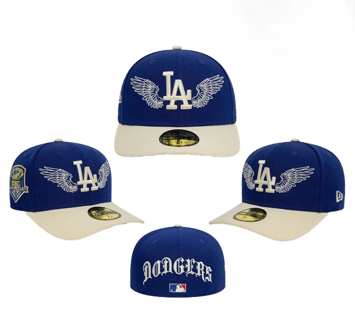LOS ANGELES DODGERS 50TH ANNIVERSARY Fitted Cap