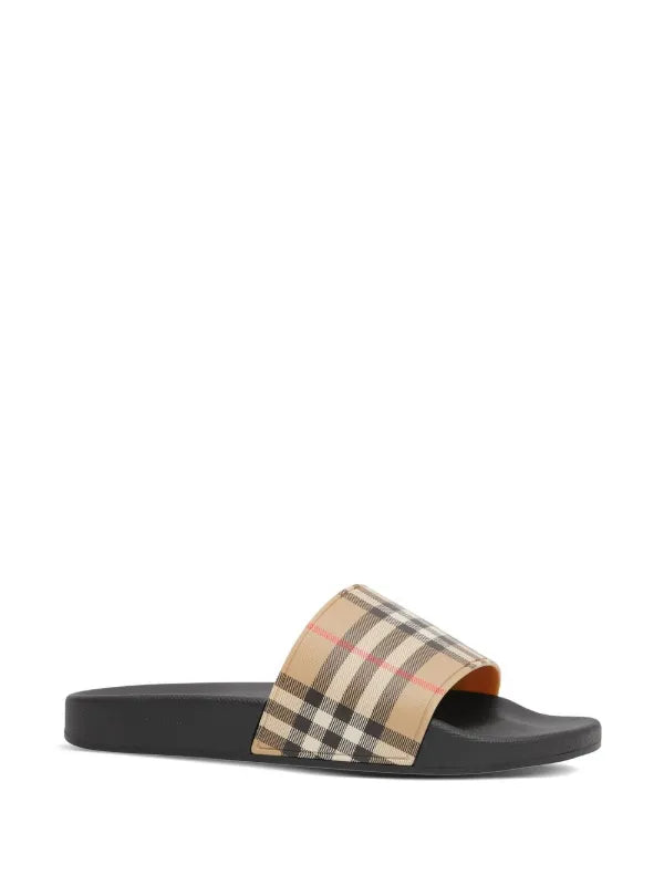 Burberry Vintage/New Season Check slides (With Box)