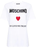 Moschino In Love We Trust cotton T-shirt