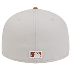 New York Mets New Era Two-Tone Color Pack 59FIFTY Fitted Hat - Khaki/Brown