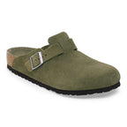 Birkenstock Boston Soft Footbed Suede “Green”