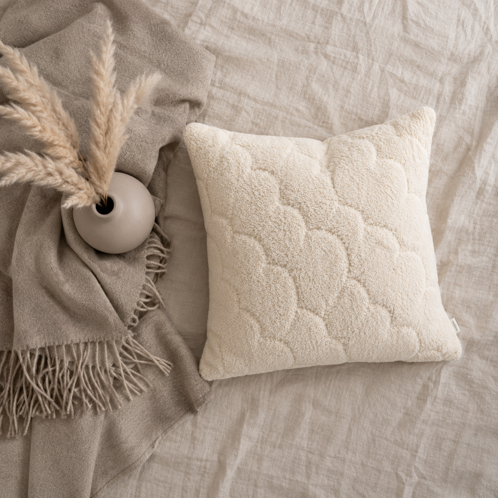 Crested Cashmere Cloud Pillow