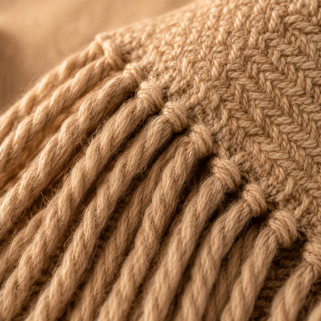Sahara Fringe Throw