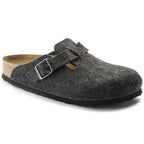 Birkenstock Boston Soft Footbed Suede "Anthracite"
