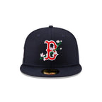 BOSTON RED SOX 59FIFTY MLB AC PERF NAVY BLOOM CAP