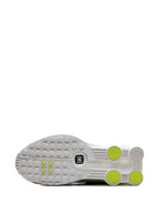 Nike Shox R4 "White/Metallic Silver/Volt”