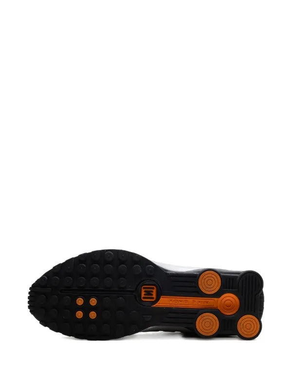 Nike Shox R4 "Black/Vast Grey/Bright Mandarin/Metallic Silver"