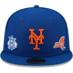 New York Mets New Era Identity 59FIFTY Fitted Hat - Royal